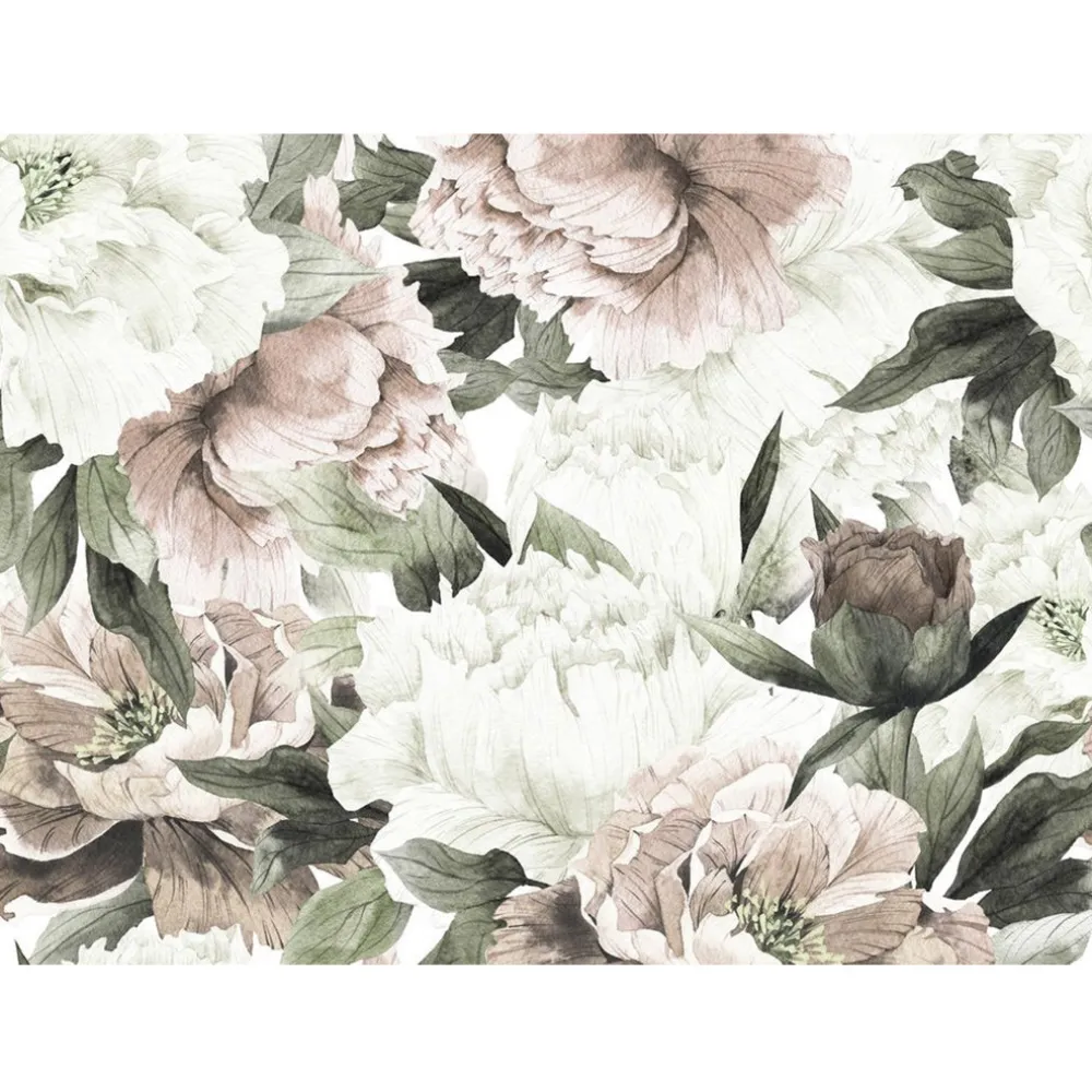 Blush Floral Mural