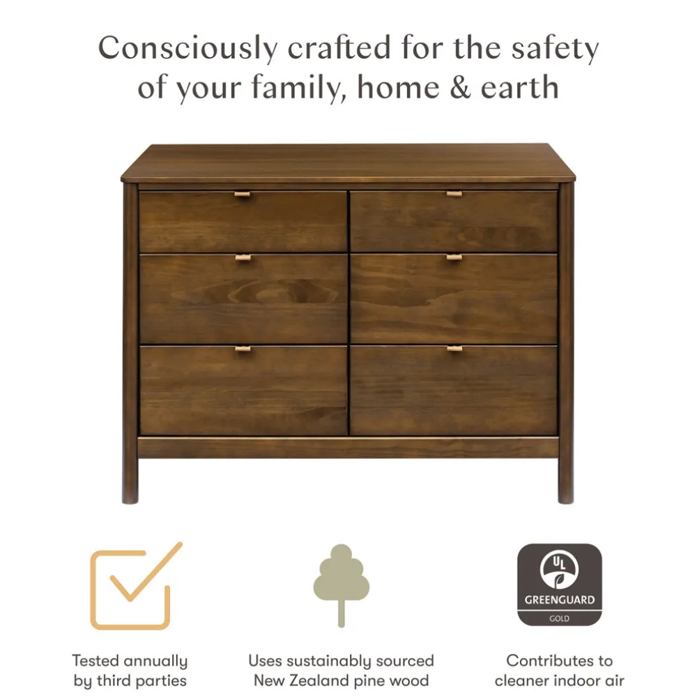 Bondi 6-Drawer Assembled Dresser (48")