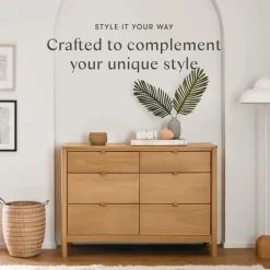 Bondi 6-Drawer Assembled Dresser (48