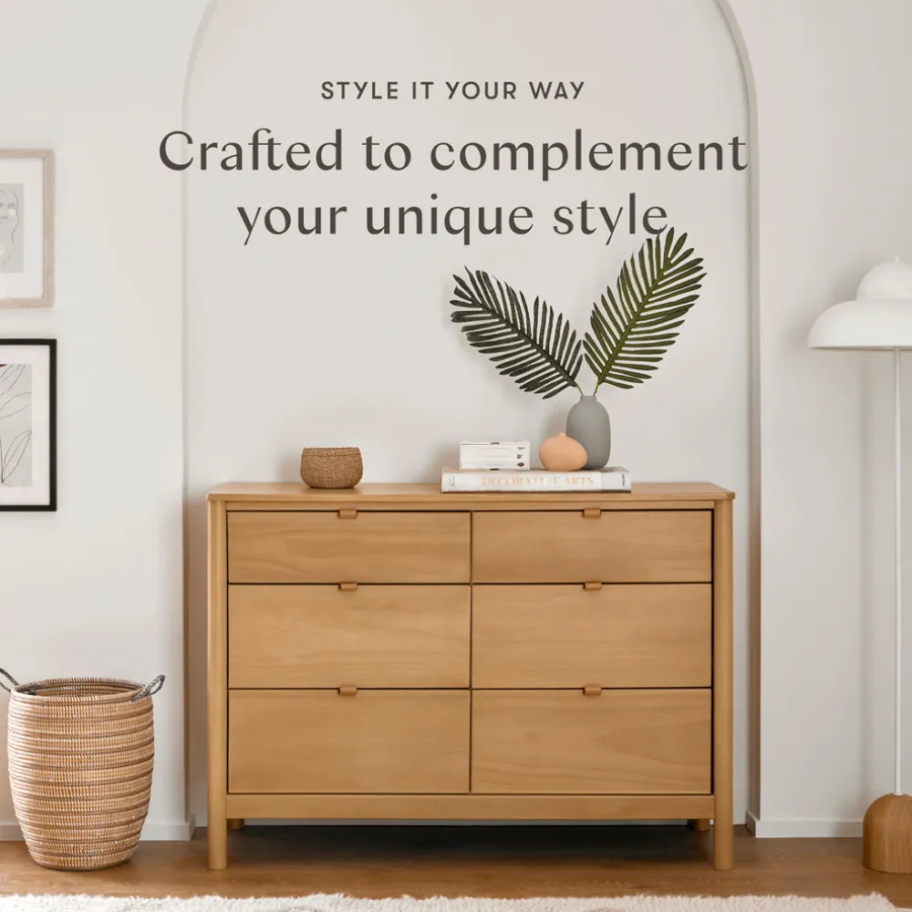 Bondi 6-Drawer Assembled Dresser (48")