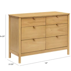 Bondi 6-Drawer Assembled Dresser (48