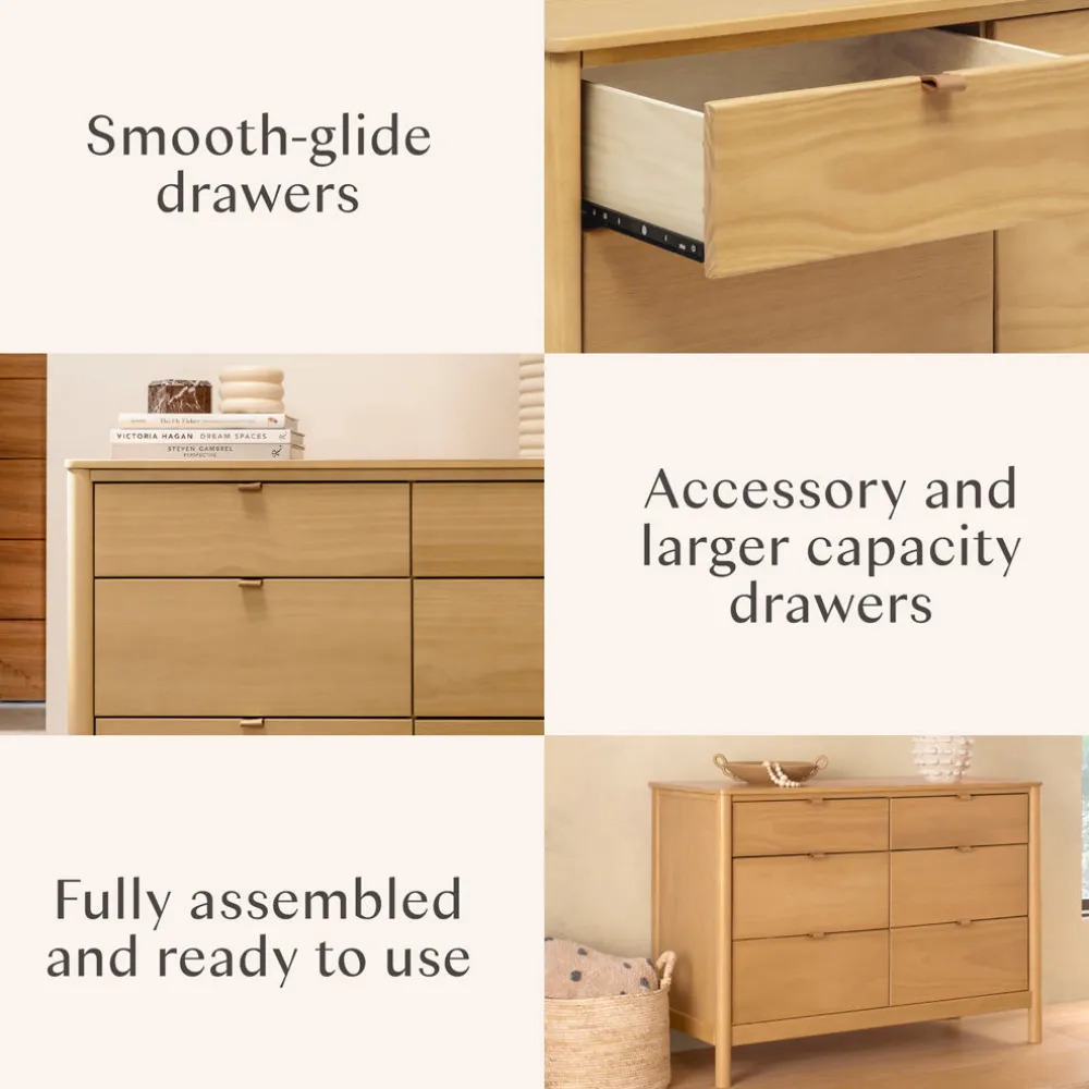 Bondi 6-Drawer Assembled Dresser (48")