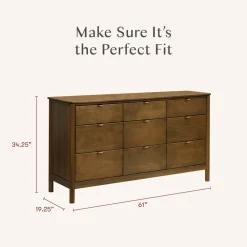 Bondi 9-Drawer Extra Wide Assembled Dresser (61