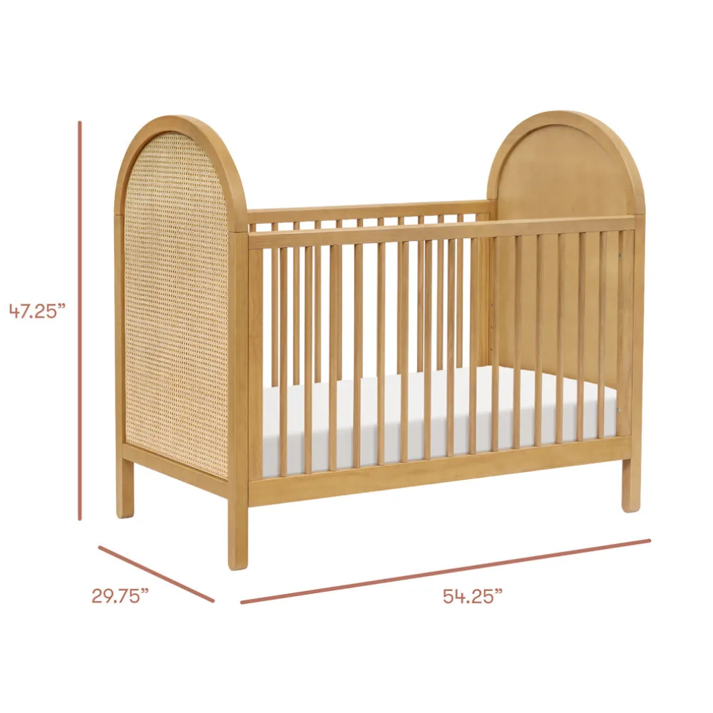 Bondi 3-in-1 Convertible Crib with Toddler Bed Conversion Kit