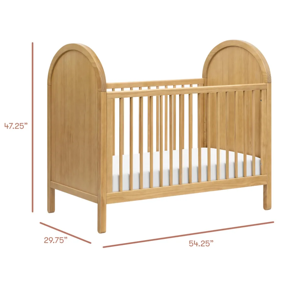 Bondi 3-in-1 Convertible Crib with Toddler Bed Conversion Kit