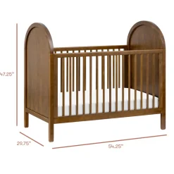 Bondi 3-in-1 Convertible Crib with Toddler Bed Conversion Kit