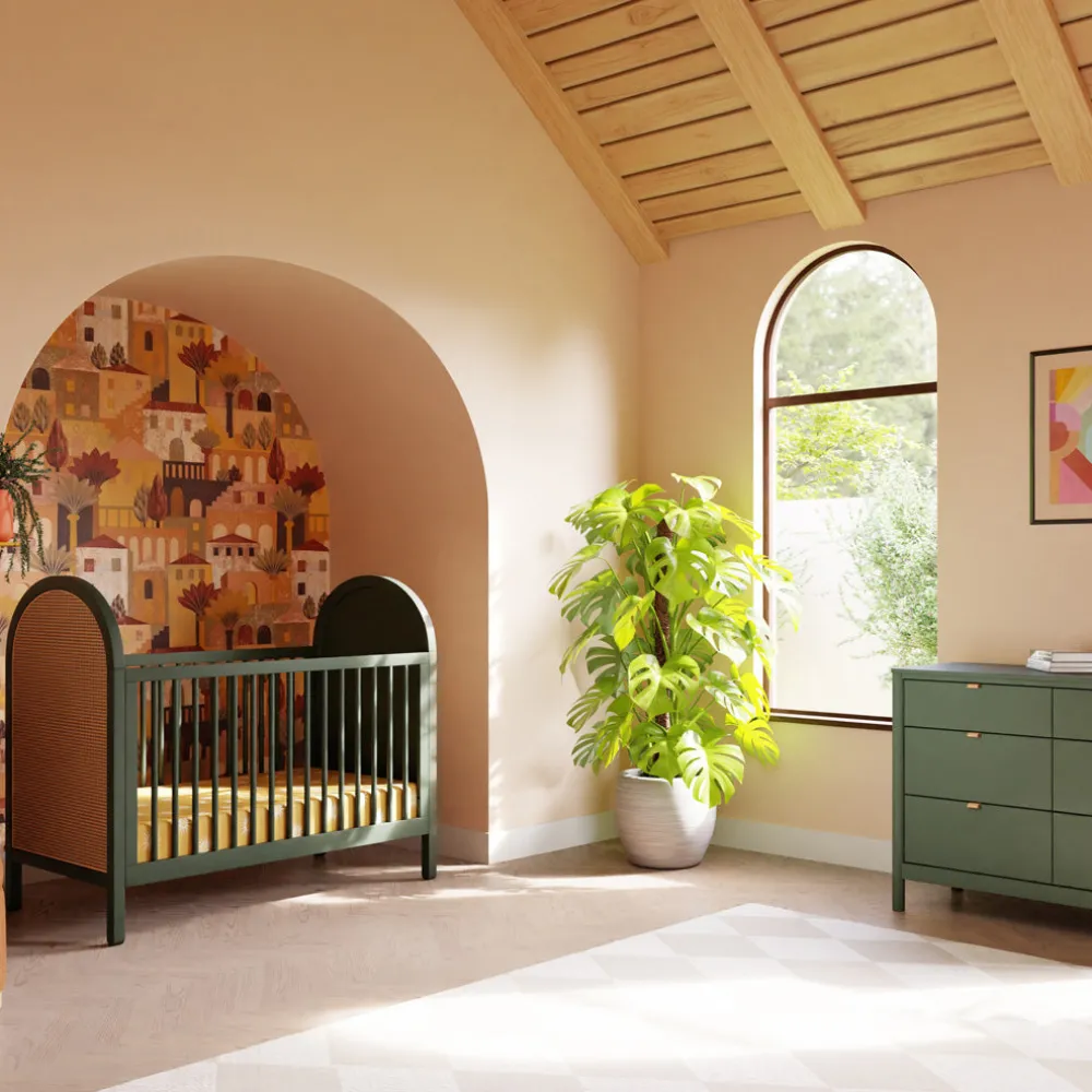 Bondi 3-in-1 Convertible Crib with Toddler Bed Conversion Kit