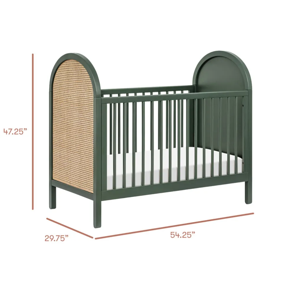 Bondi 3-in-1 Convertible Crib with Toddler Bed Conversion Kit