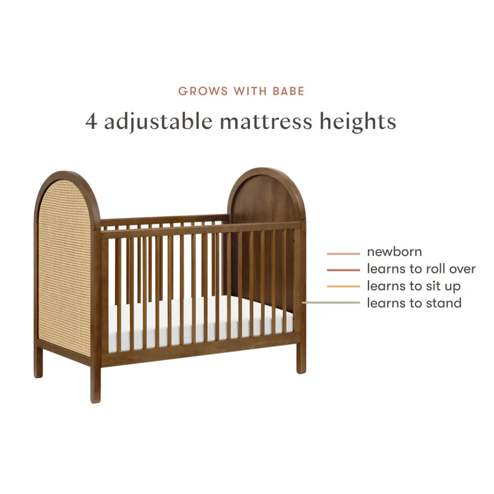 Bondi 3-in-1 Convertible Crib with Toddler Bed Conversion Kit