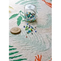 Botanic Plants Washable Rug