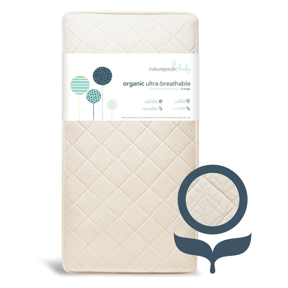 Breathable Ultra 2-Stage Organic Crib Mattress