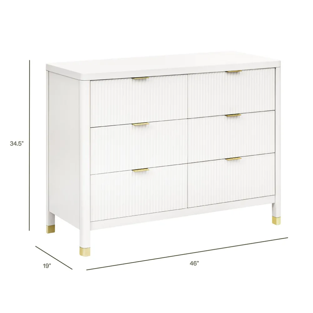 Brimsley Tambour 6-Drawer Dresser