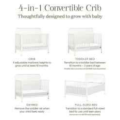 Brimsley Tambour 4-in-1 Convertible Crib
