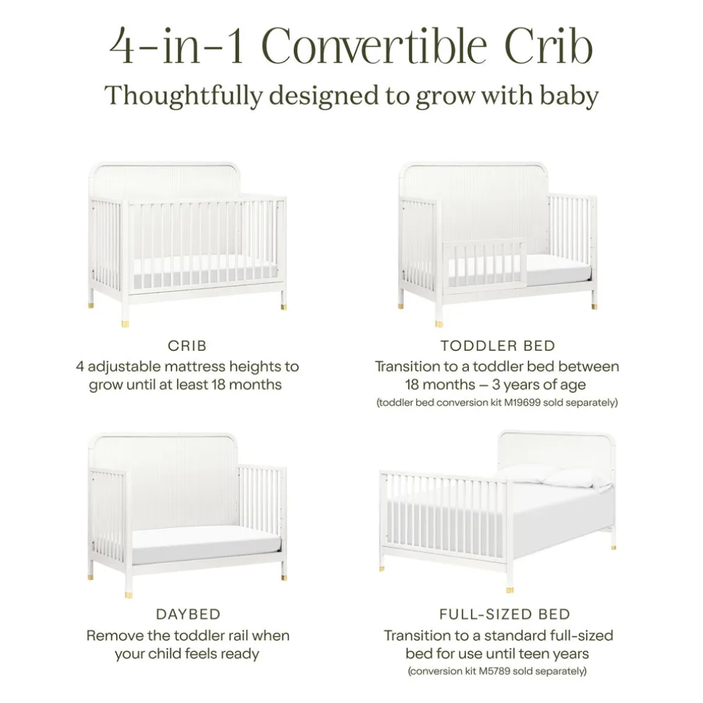 Brimsley Tambour 4-in-1 Convertible Crib