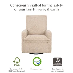 Cali Flange Recliner and Swivel Glider