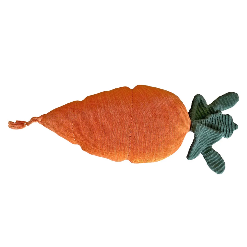 Cathy The Carrot Knitted Cushion