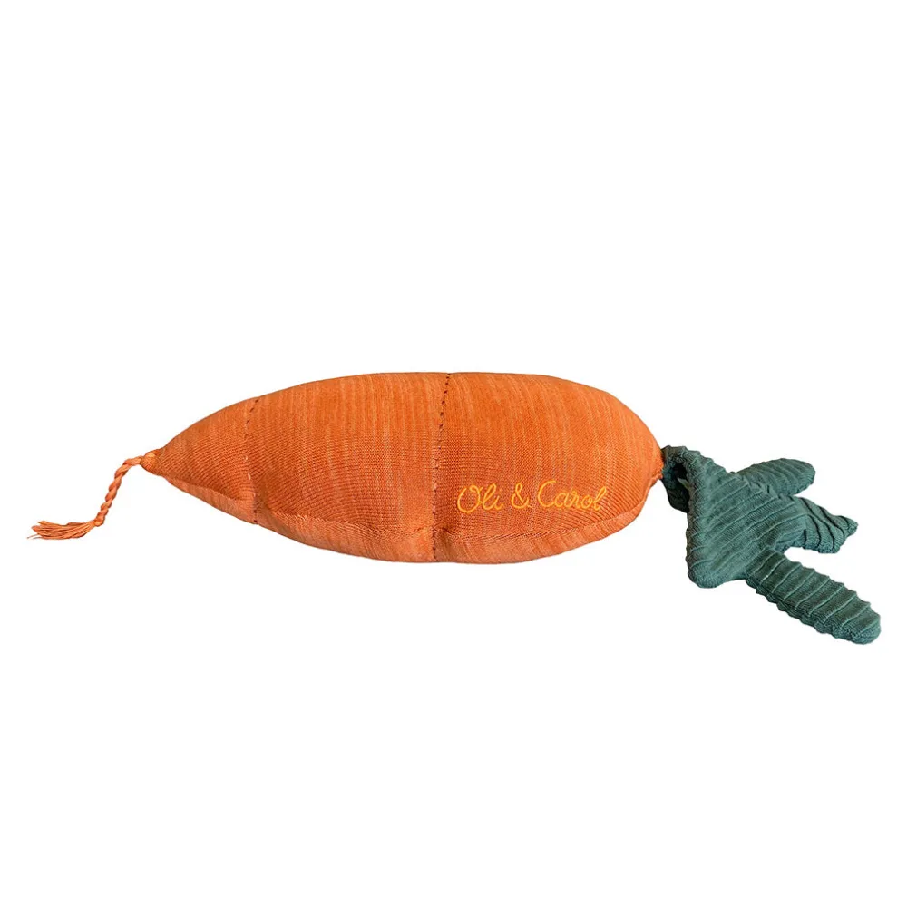 Cathy The Carrot Knitted Cushion