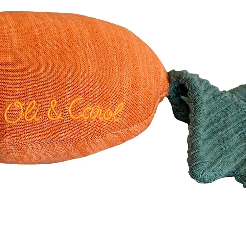 Cathy The Carrot Knitted Cushion
