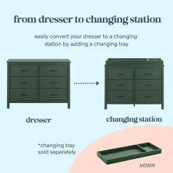 Charlie 6-Drawer Double Dresser