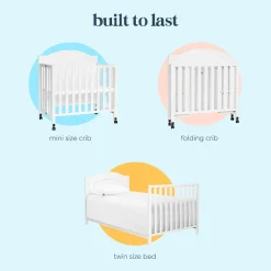 Charlie Folding Portable 3-in-1 Mini Crib