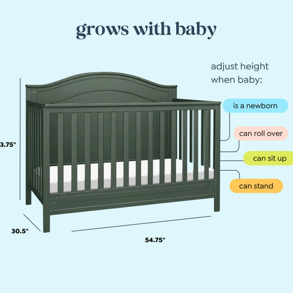 Charlie 4-In-1 Convertible Crib