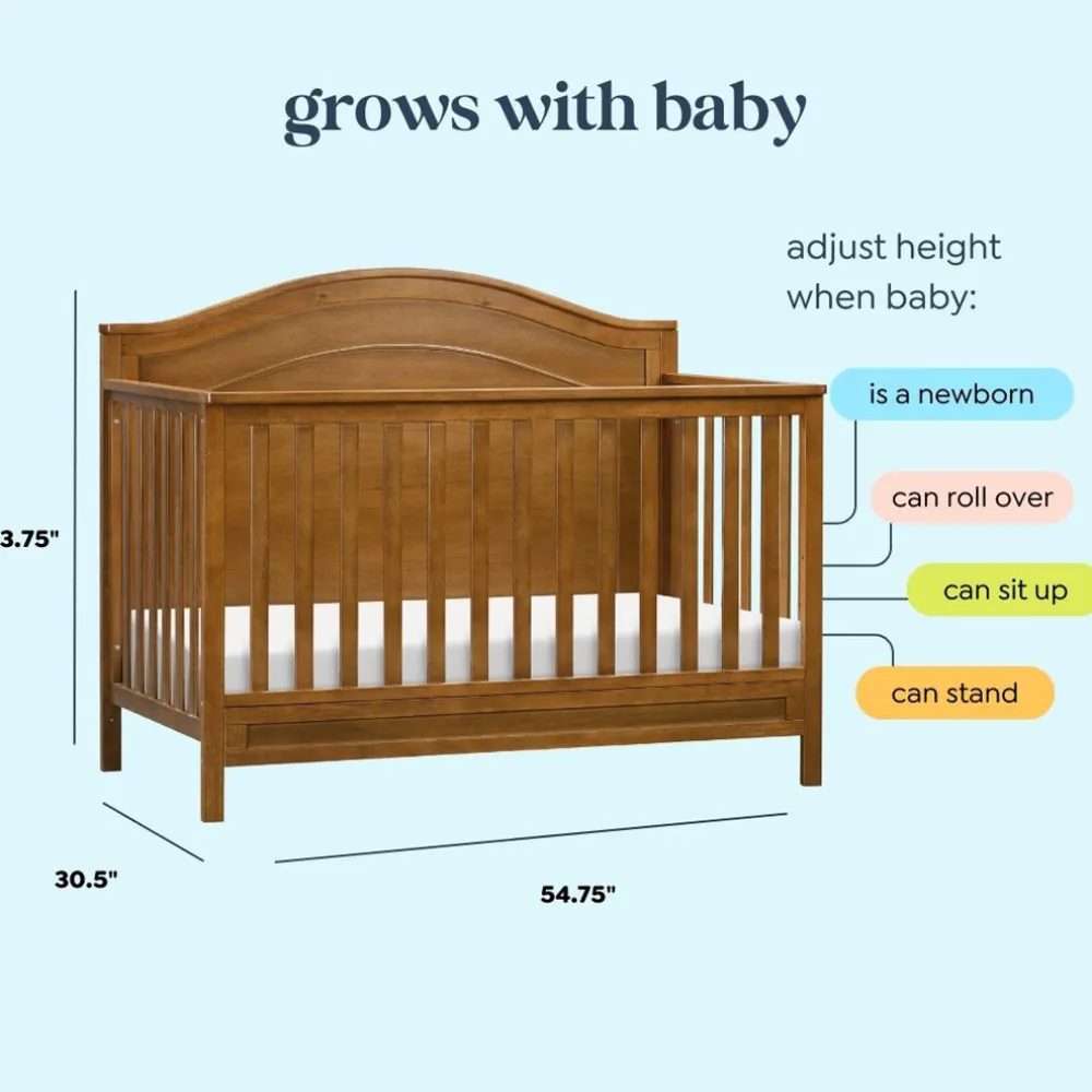 Charlie 4-In-1 Convertible Crib