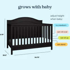 Charlie 4-In-1 Convertible Crib