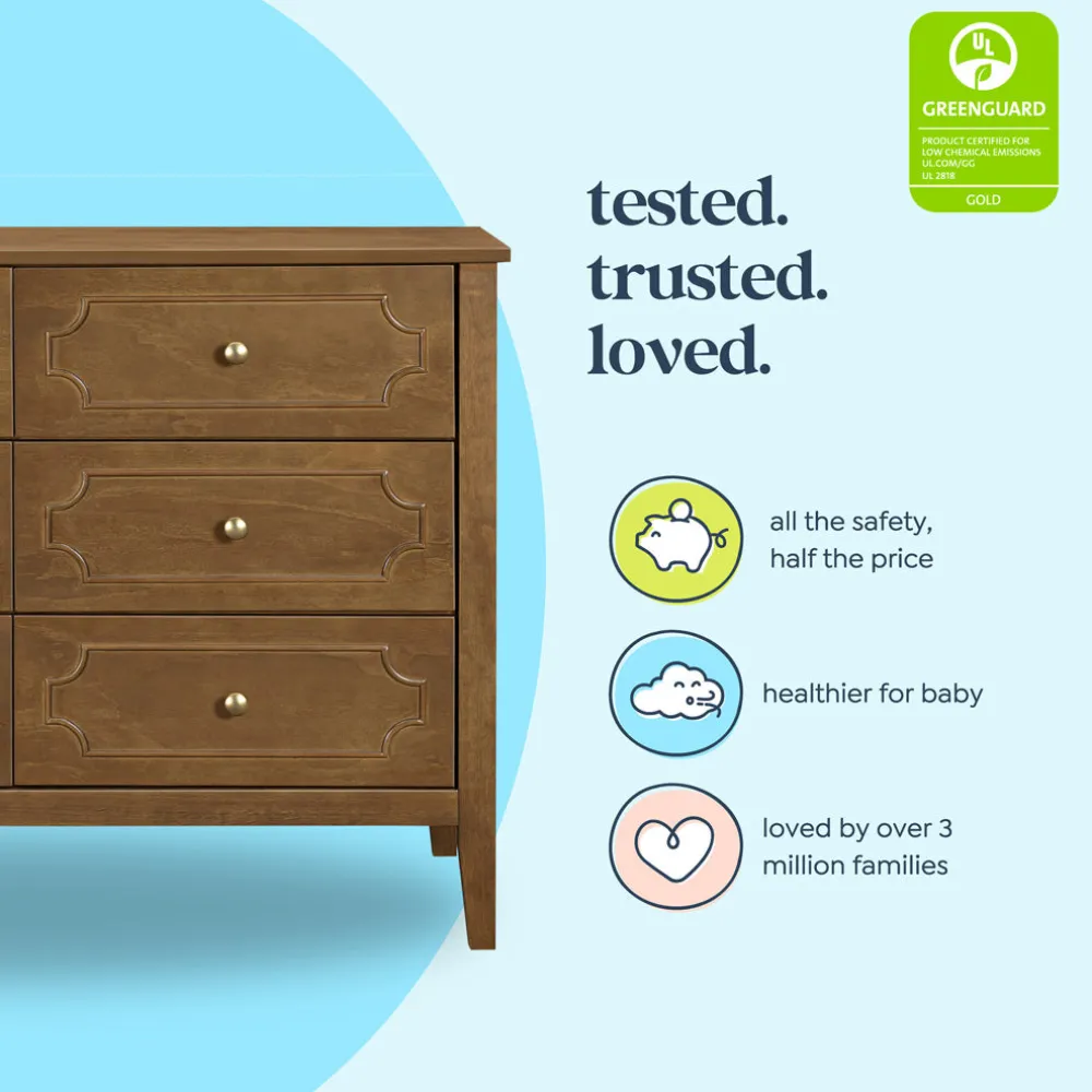 Chloe Regency 6-Drawer Dresser