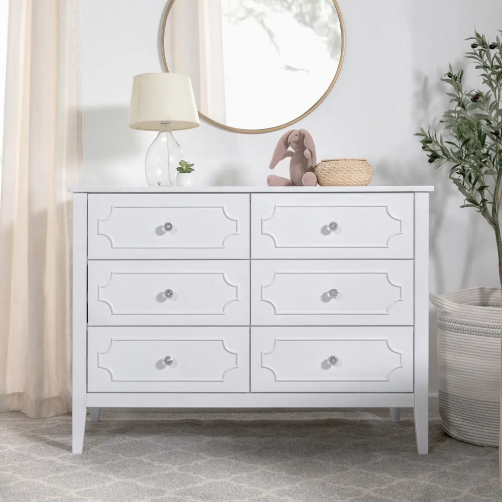 Chloe Regency 6-Drawer Dresser