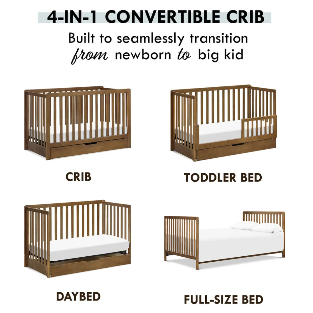Colby 4-in-1 Convertible Crib with Trundle Drawer