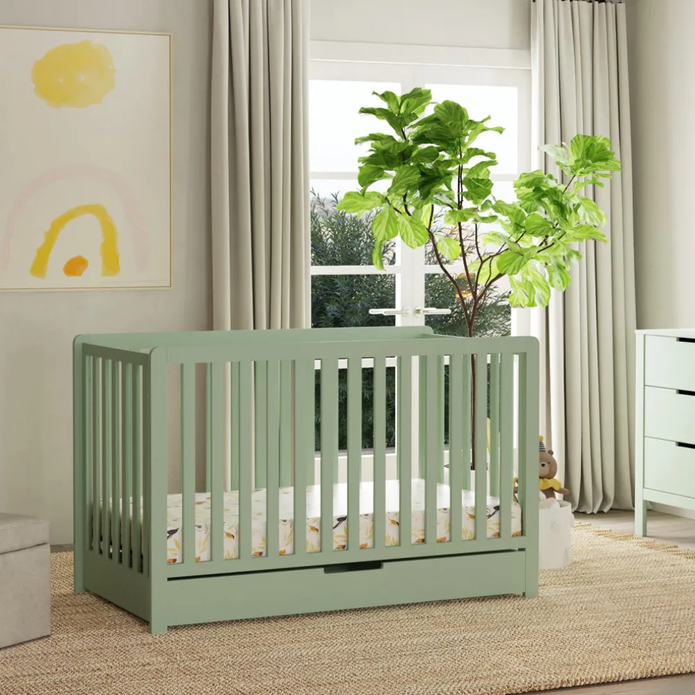 Colby 4-in-1 Convertible Crib with Trundle Drawer