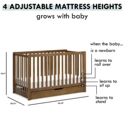 Colby 4-in-1 Convertible Crib with Trundle Drawer