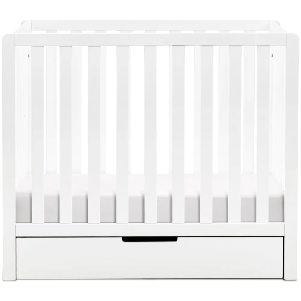 Colby 4-in-1 Convertible Mini Crib with Trundle