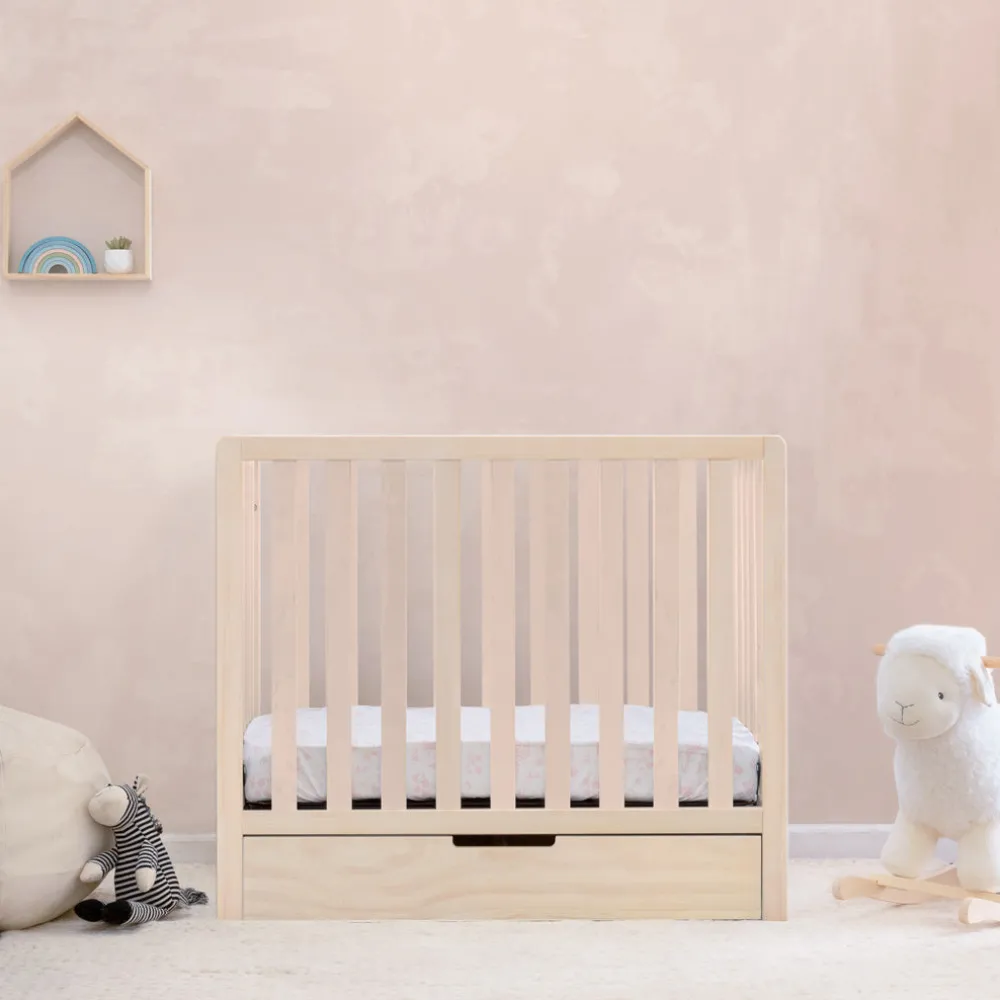 Colby 4-in-1 Convertible Mini Crib with Trundle