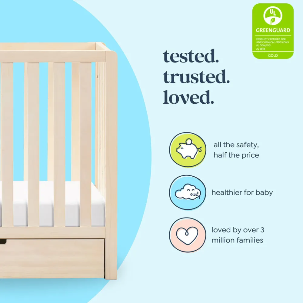Colby 4-in-1 Convertible Mini Crib with Trundle