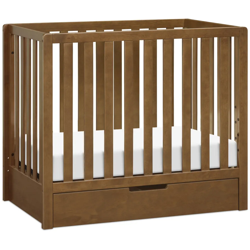 Colby 4-in-1 Convertible Mini Crib with Trundle