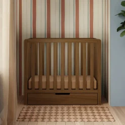 Colby 4-in-1 Convertible Mini Crib with Trundle