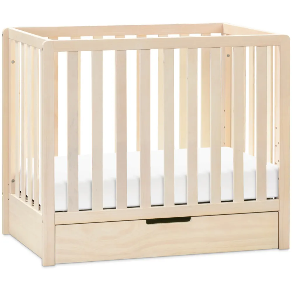 Colby 4-in-1 Convertible Mini Crib with Trundle