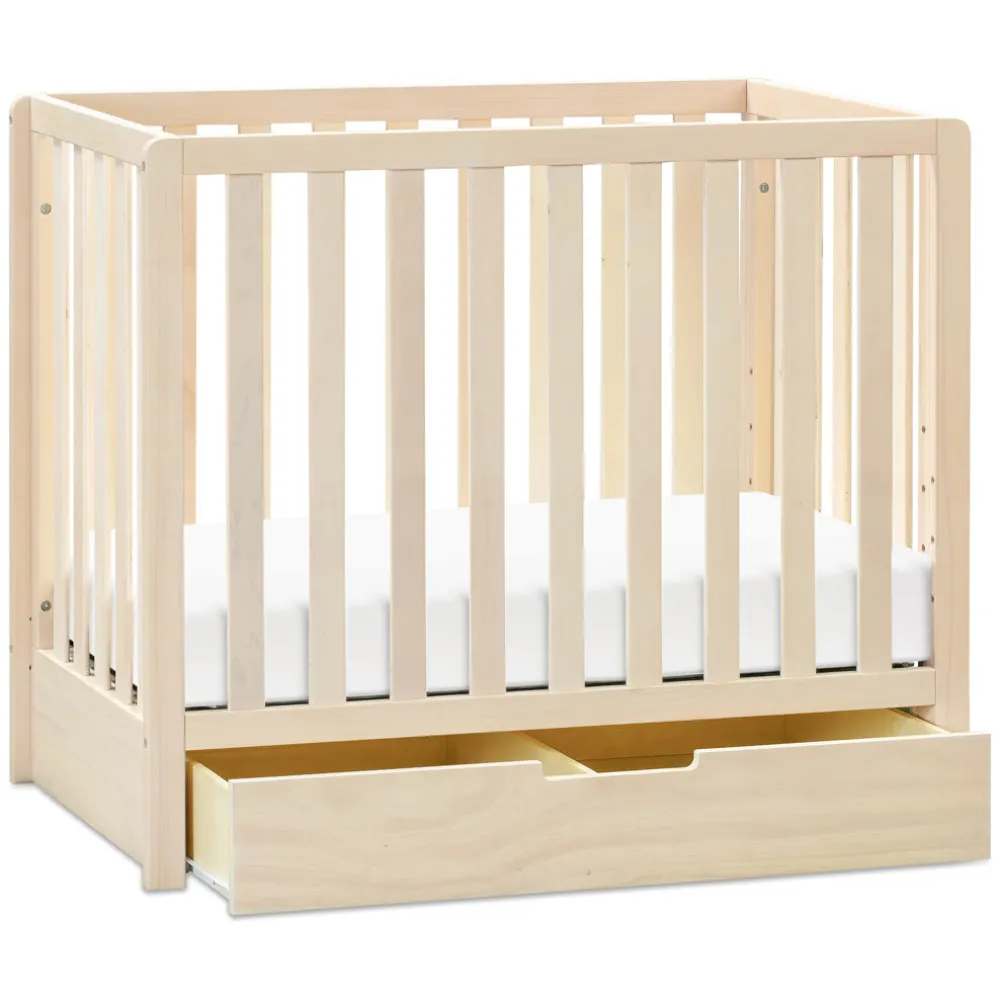 Colby 4-in-1 Convertible Mini Crib with Trundle