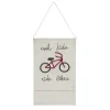 Cool Kids Ride Bikes Wall Pocket Hanger