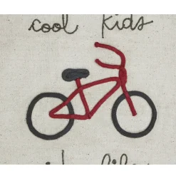 Cool Kids Ride Bikes Wall Pocket Hanger