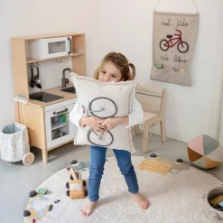 Cool Kids Ride Bikes Wall Pocket Hanger