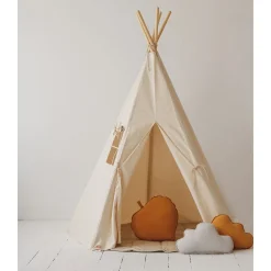 Cotton Teepee Tent & Mat Set