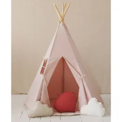 Cotton Teepee Tent & Mat Set
