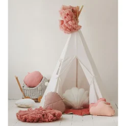 Cotton Teepee Tent & Mat Set