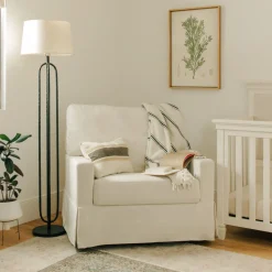 Crawford Pillowback Chair-And-A-Half Comfort Swivel Glider