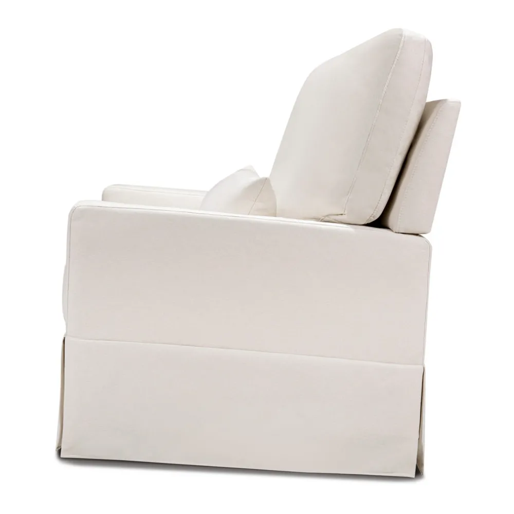 Crawford Pillowback Chair-And-A-Half Comfort Swivel Glider
