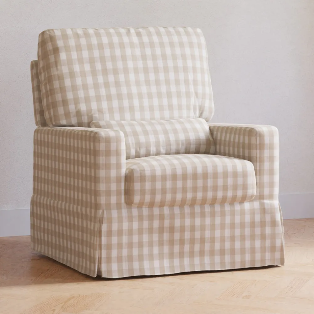 Crawford Pillowback Comfort Swivel Glider