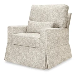 Crawford Pillowback Comfort Swivel Glider