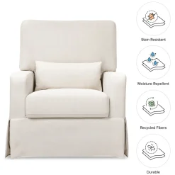 Crawford Pillowback Comfort Swivel Glider
